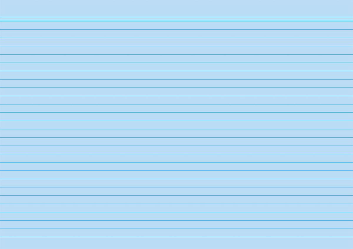 Karteikarten - DIN A5, liniert, blau, 100 Karten