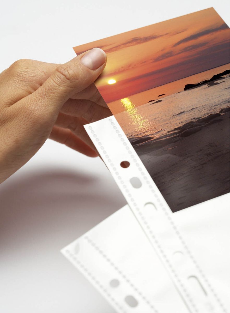 7583 Fotophan 90 x 130 mm hoch weiß 10 Hüllen