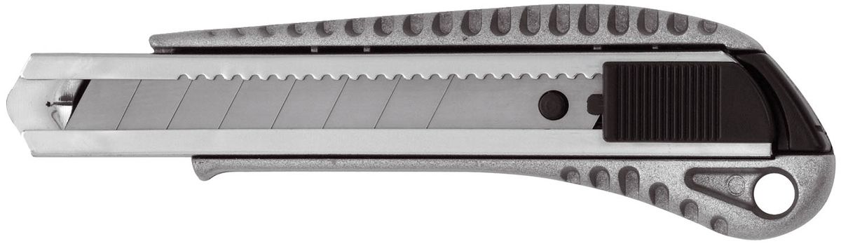 Cutter "Aluminium Alloy" Klinge 18mm, silber/schwarz