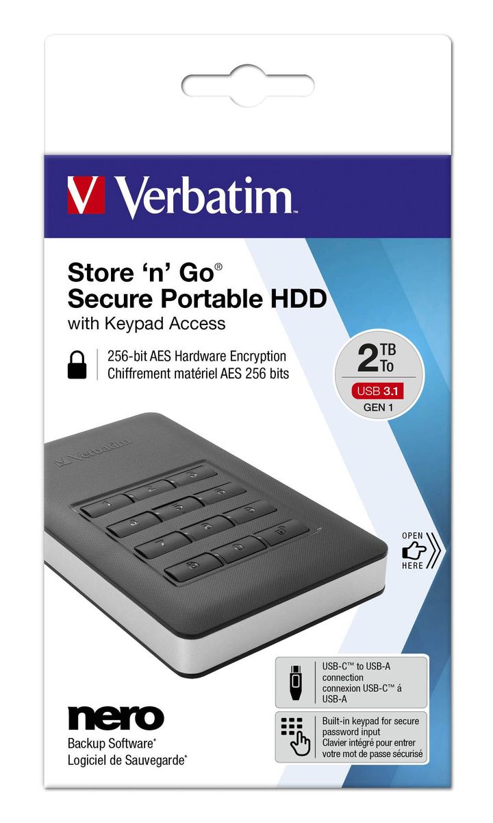 Festplatte Store 'n' Go USB 3.0 - 2TB, schwarz