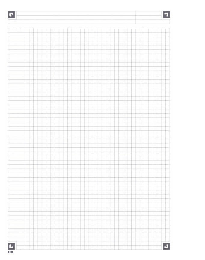 Activebook Connect - Collegeblock, B5, kariert, 80 Blatt, Softcover, 4 Eckmarkierungen zum scannen