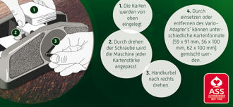 Kartenmischer Vario - grün