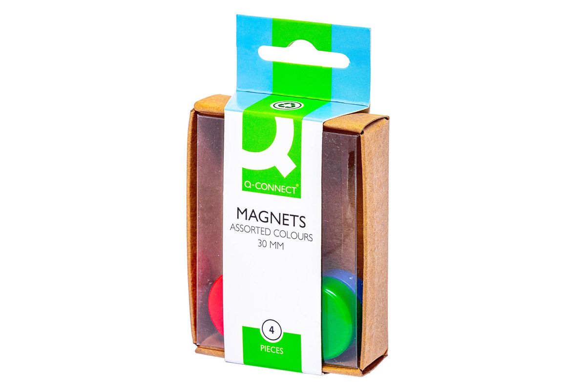 Haftmagnete - Ø 30 mm, sortiert, 4 Stück