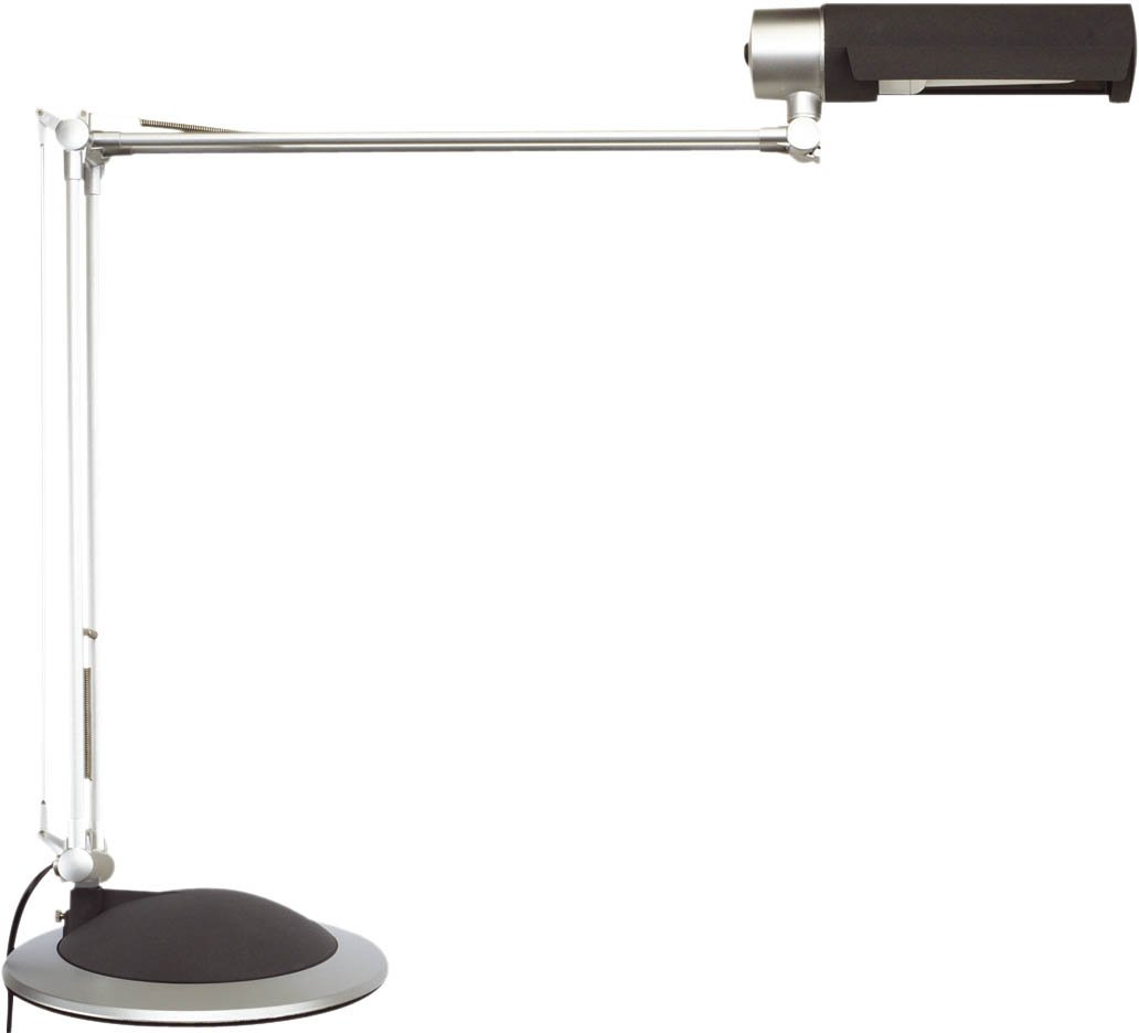 Energiesparleuchte MAULoffice silber/schwarz