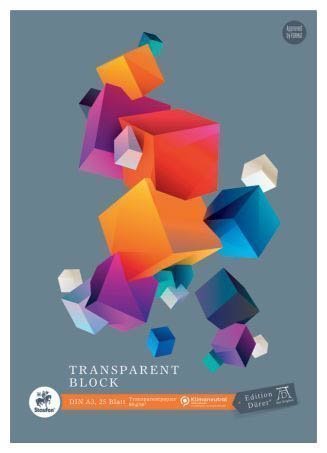 Transparentblock - A3, 25 Blatt, 80g/qm