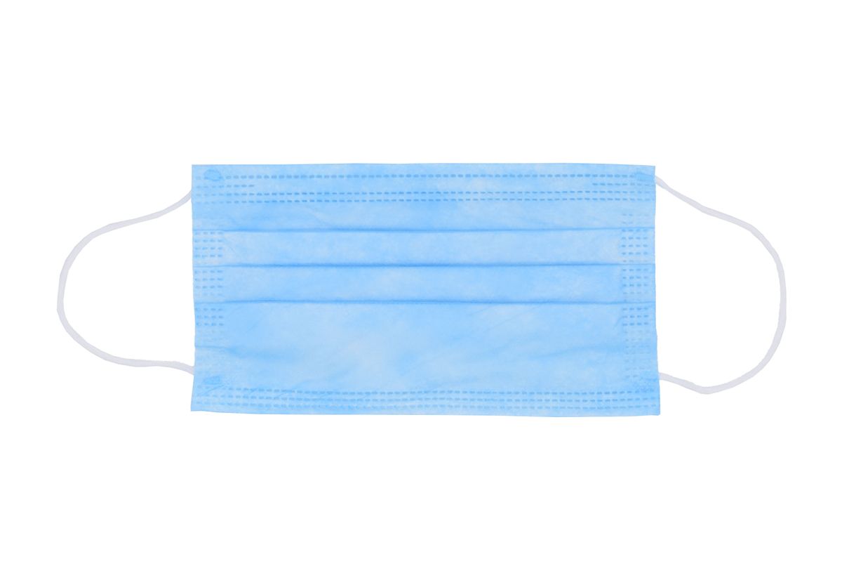 Mund-Nasen-Schutz Einweg 10er Set / Medizinische Gesichtsmasken Typ II, Blau