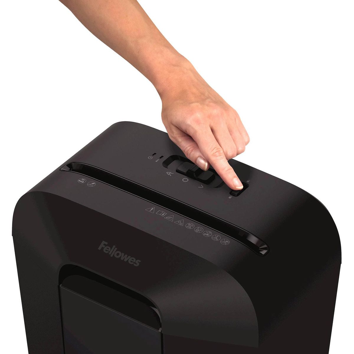 Aktenvernichter Powershred® - LX45 Partikelschnitt, schwarz