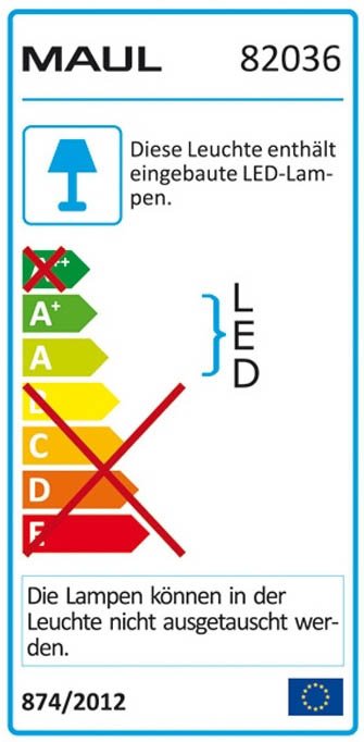LED-Leuchte MAULatlantic - silber, Standfuß
