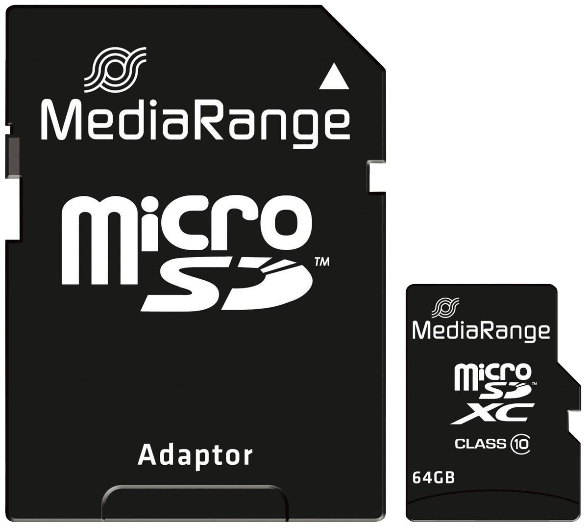 Micro SDXC Speicherkarte 64GB Klasse 10 mit SD-Karten Adapter