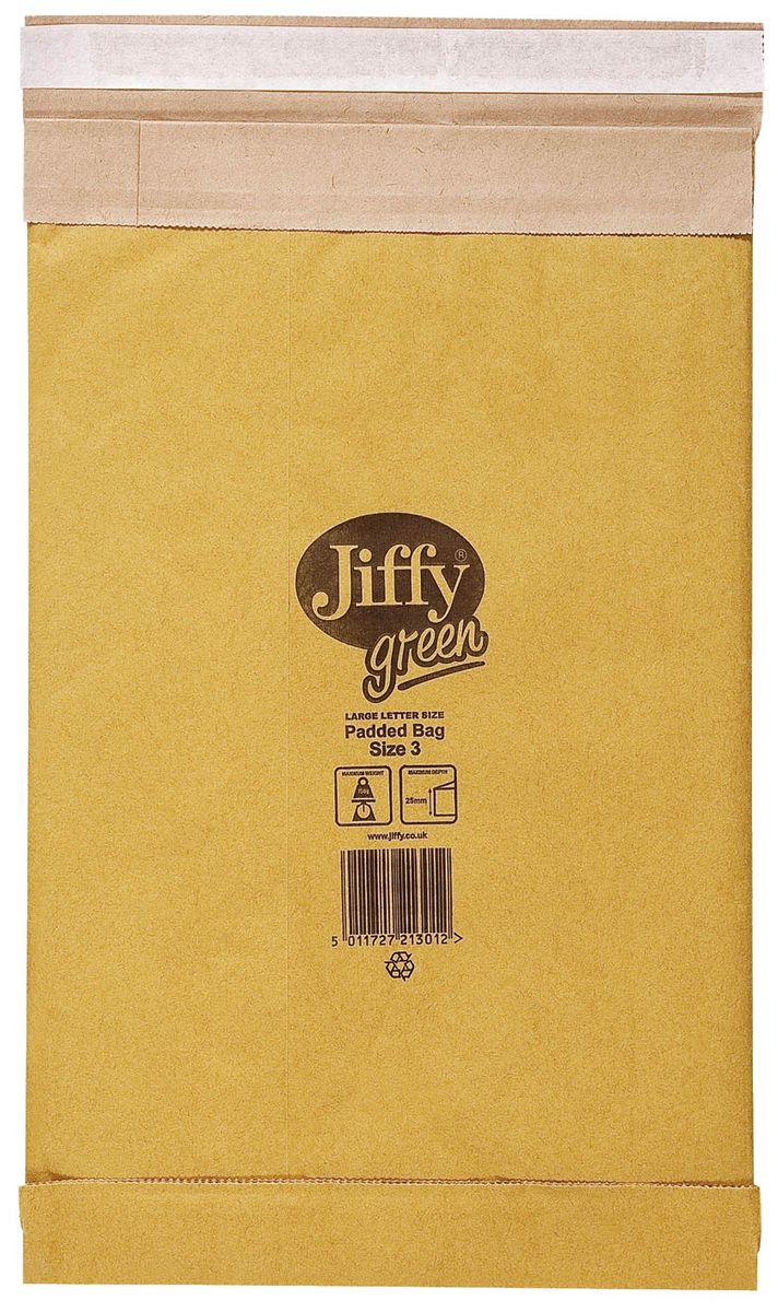 10x Papierpolstertasche Größe 3 - 210 x 343mm, braun