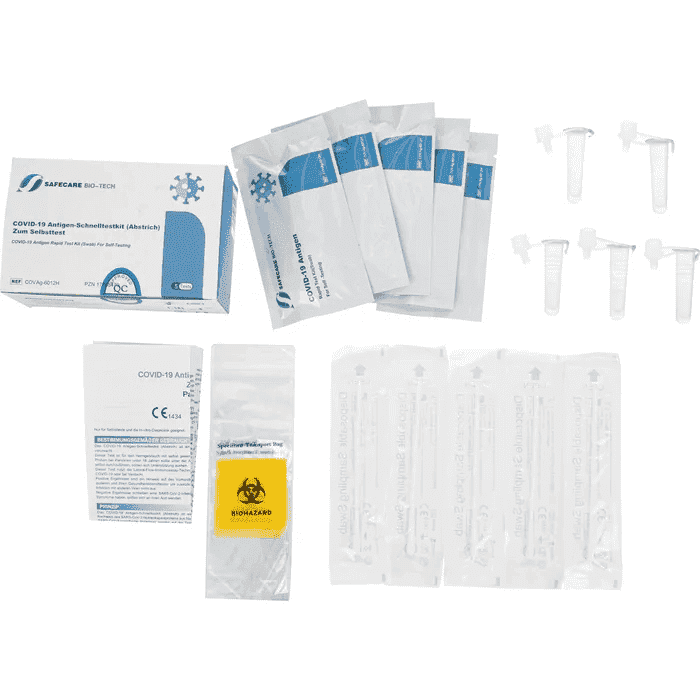 COVID-19 Antigen-Laientest Schnelltestkit 5er Pack