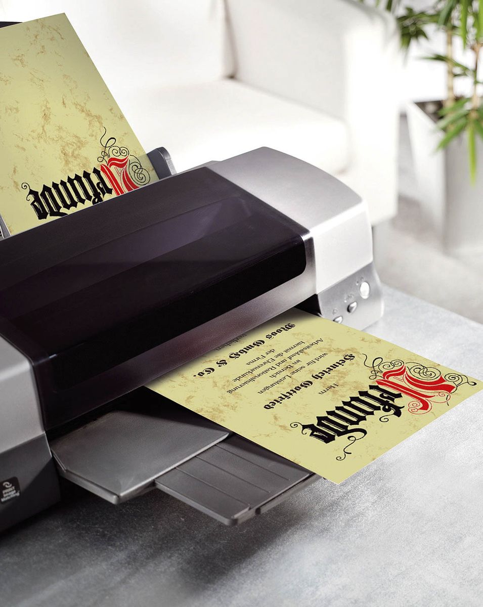 Motiv-Papier, Urkunde Calligraphie, A4, 185 g/qm, 12 Blatt