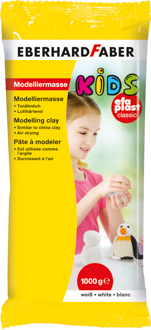 Modelliermasse EFA Plast KIDS - 1 kg, weiß
