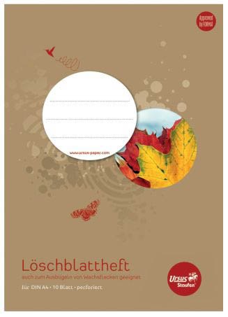 Löschblattheft perforiert A4 10 Blatt 80g/qm