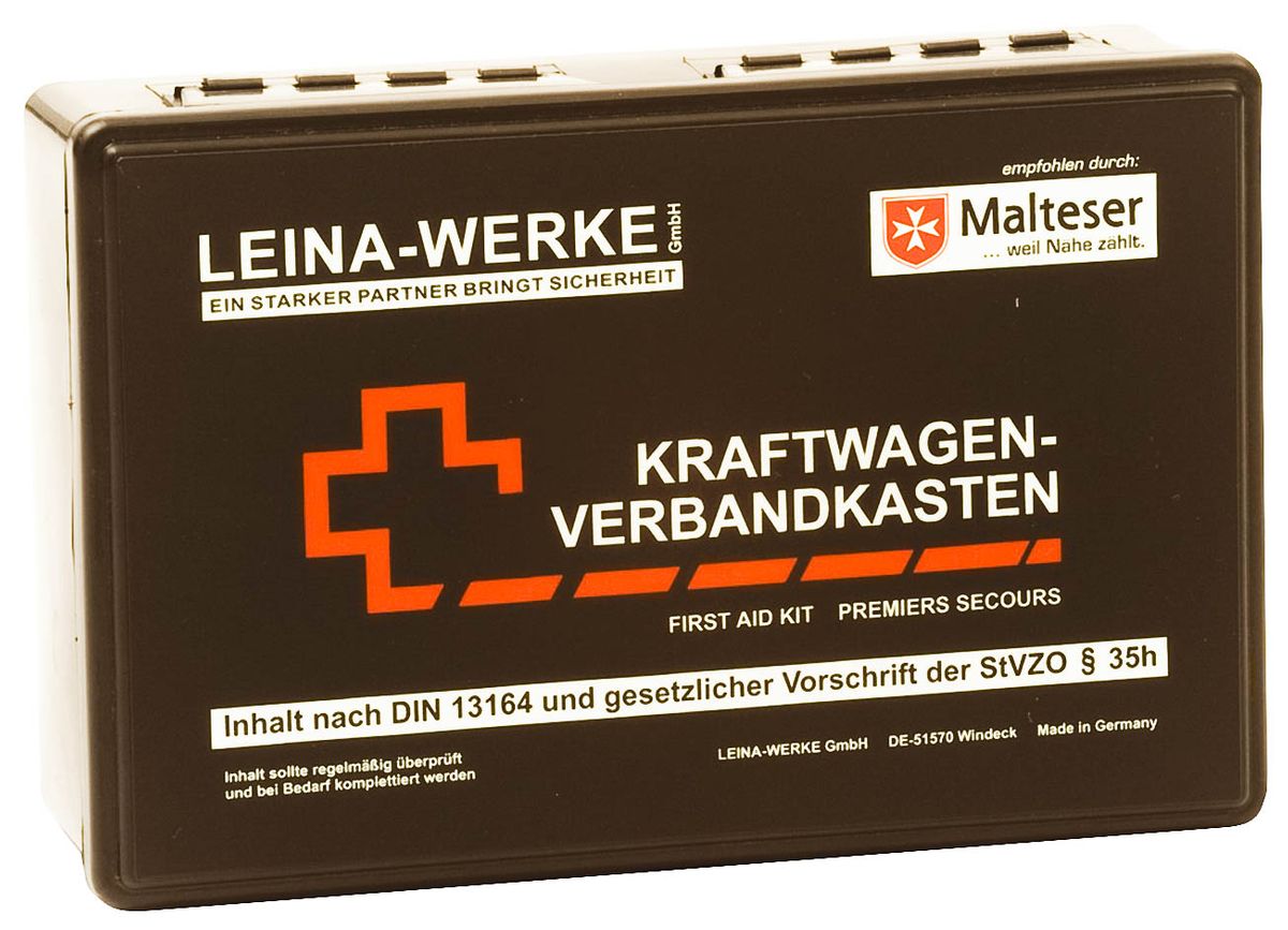 Kfz-Verbandkasten Standard - schwarz