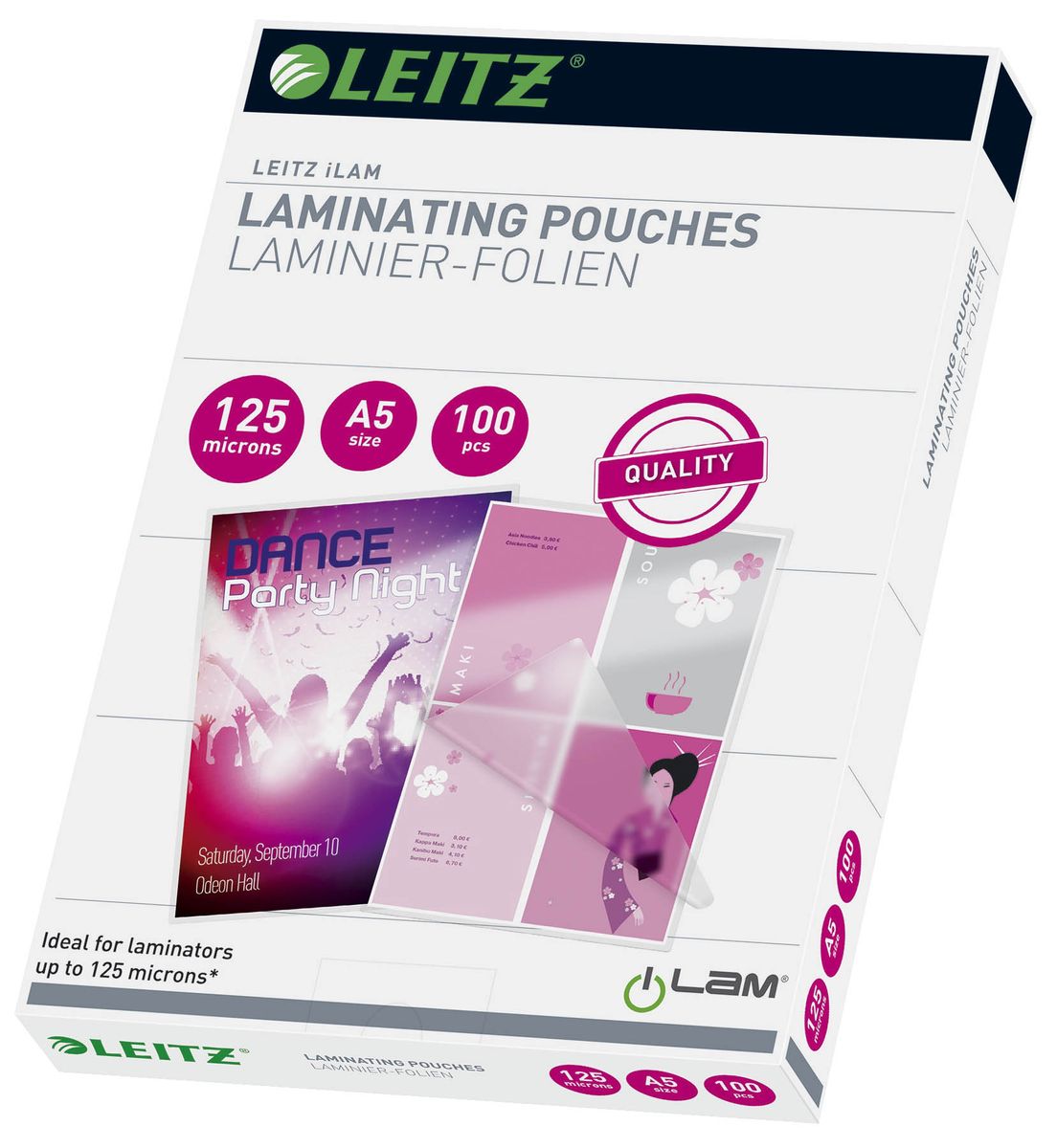 33807 Folientasche - A5, glänzend, 125 mym, 100 Stück