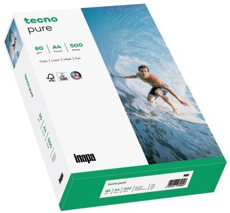 Kopierpapier Pure - A4, 80 g/qm, weiß, 500 Blatt