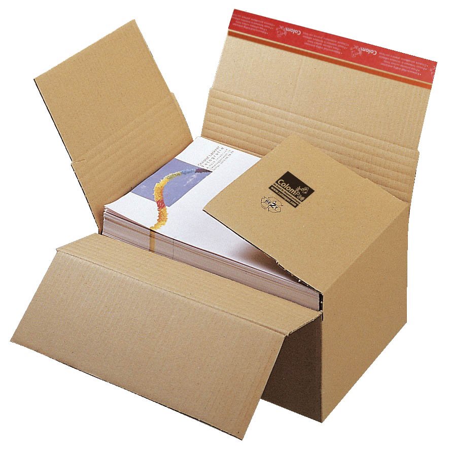 Blitzbodenkarton - 450x325x190-310 mm, sk, braun, höhenvariabel
