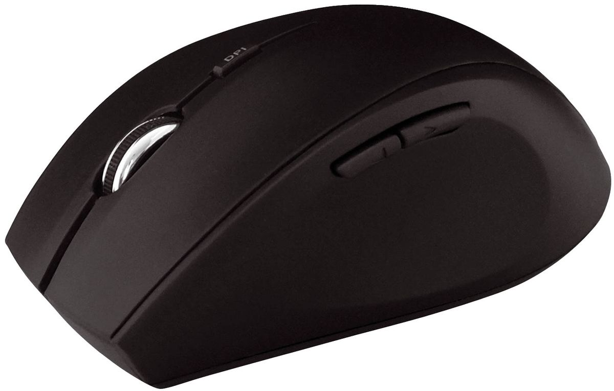 Funk-Tastatur- und Maus-Set HIGHLINE, QWERTZ, schwarz/silber