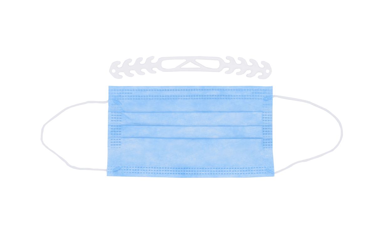 Mund-Nasen-Schutz Einweg 10er Set / Medizinische Gesichtsmasken Typ II steril verpackt, Blau