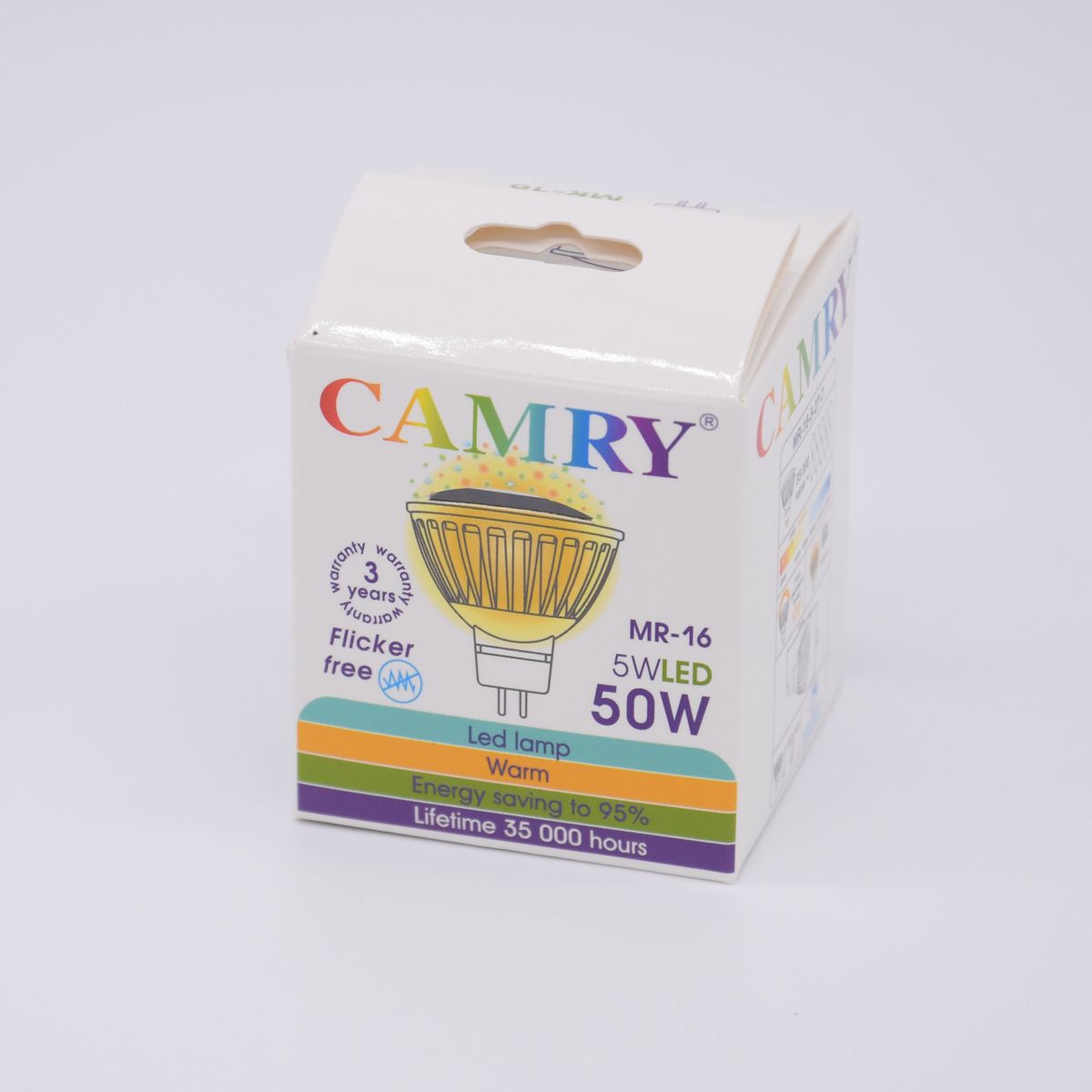 LED Leuchtmittel MR-16 / 5W / 2700K / DC 12V