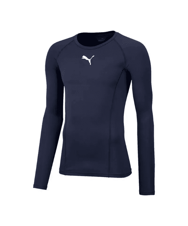 Long Sleeve T-Shirt Train Compression, Peacoat