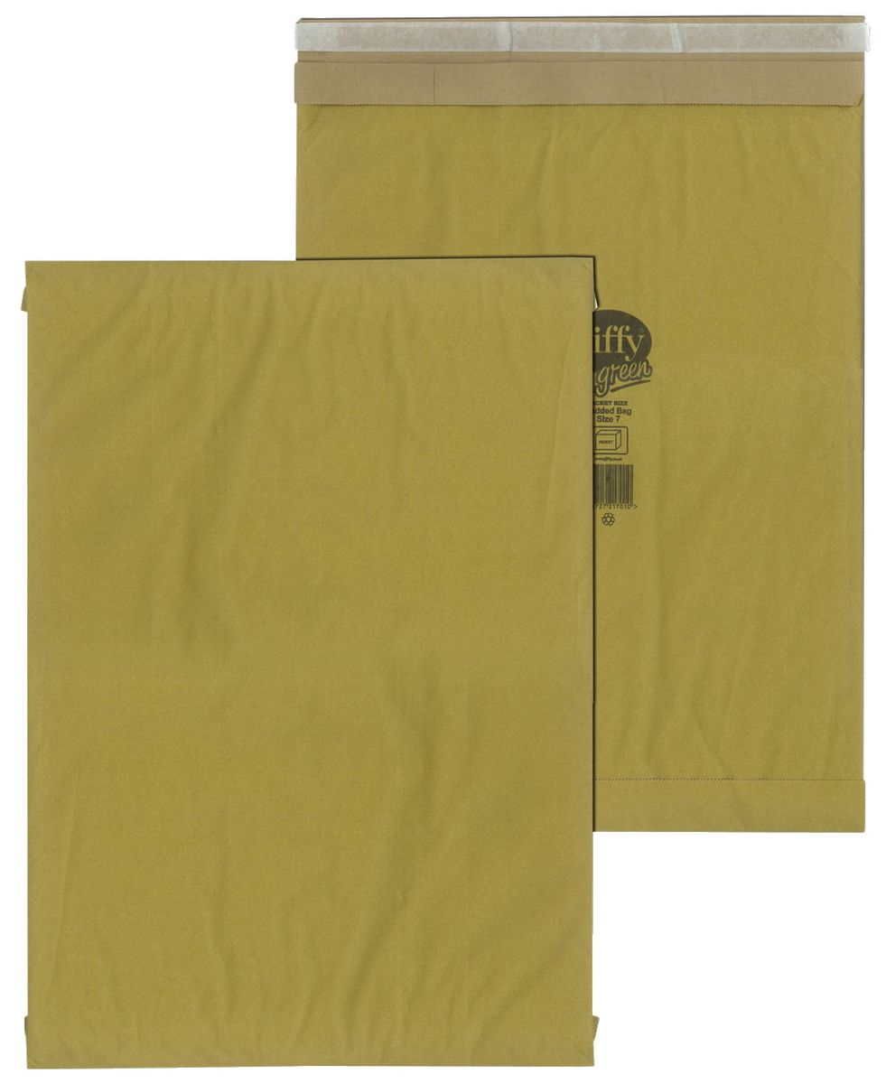 10x Papierpolstertasche Größe 7 - 356 x 483mm, braun
