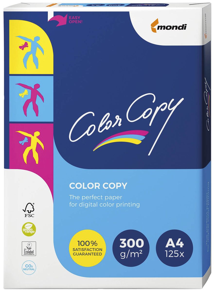 ColorCopy® - A4, 300 g/qm, weiß, 125 Blatt