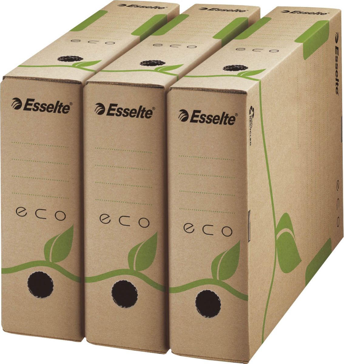 Archiv Box ECO, 80 mm, Karton, naturbraun