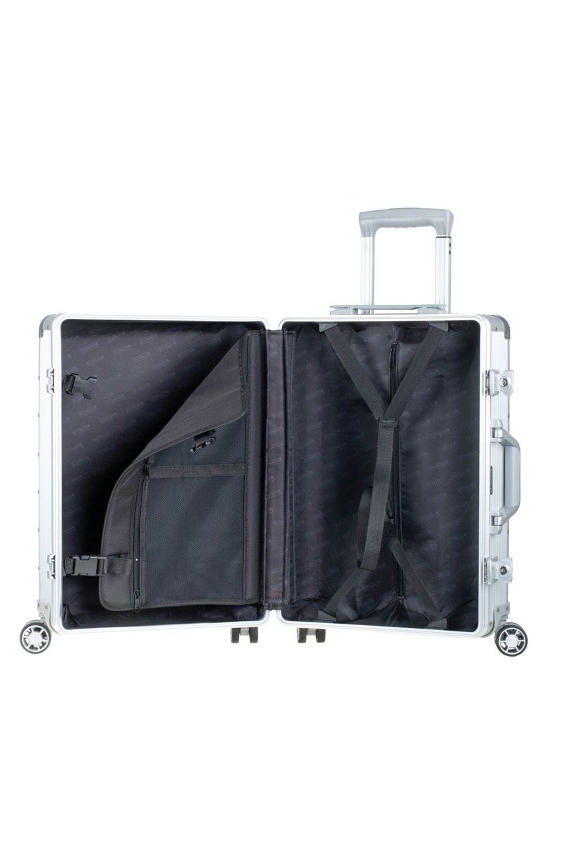 Reisetrolley Orbit - 40 x 55 x 20 cm, Aluminium, silber matt