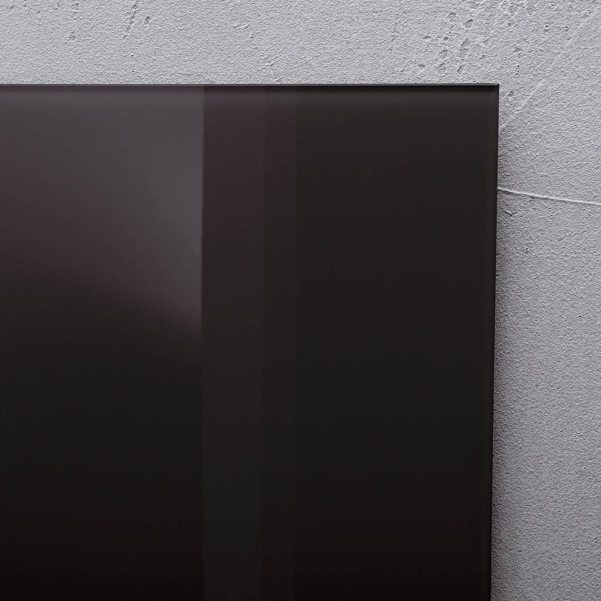 Glas-Magnetboard Artverum - schwarz, 48 x 48 cm