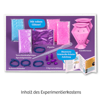 Experimentierkasten -  Glitzer-Diamanten