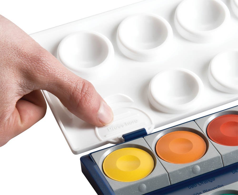 Deckfarbkasten 735K/12, 24 Farben + 1 Deckweiß
