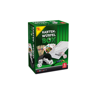 Spielesammlung Würfel und Kartenbox