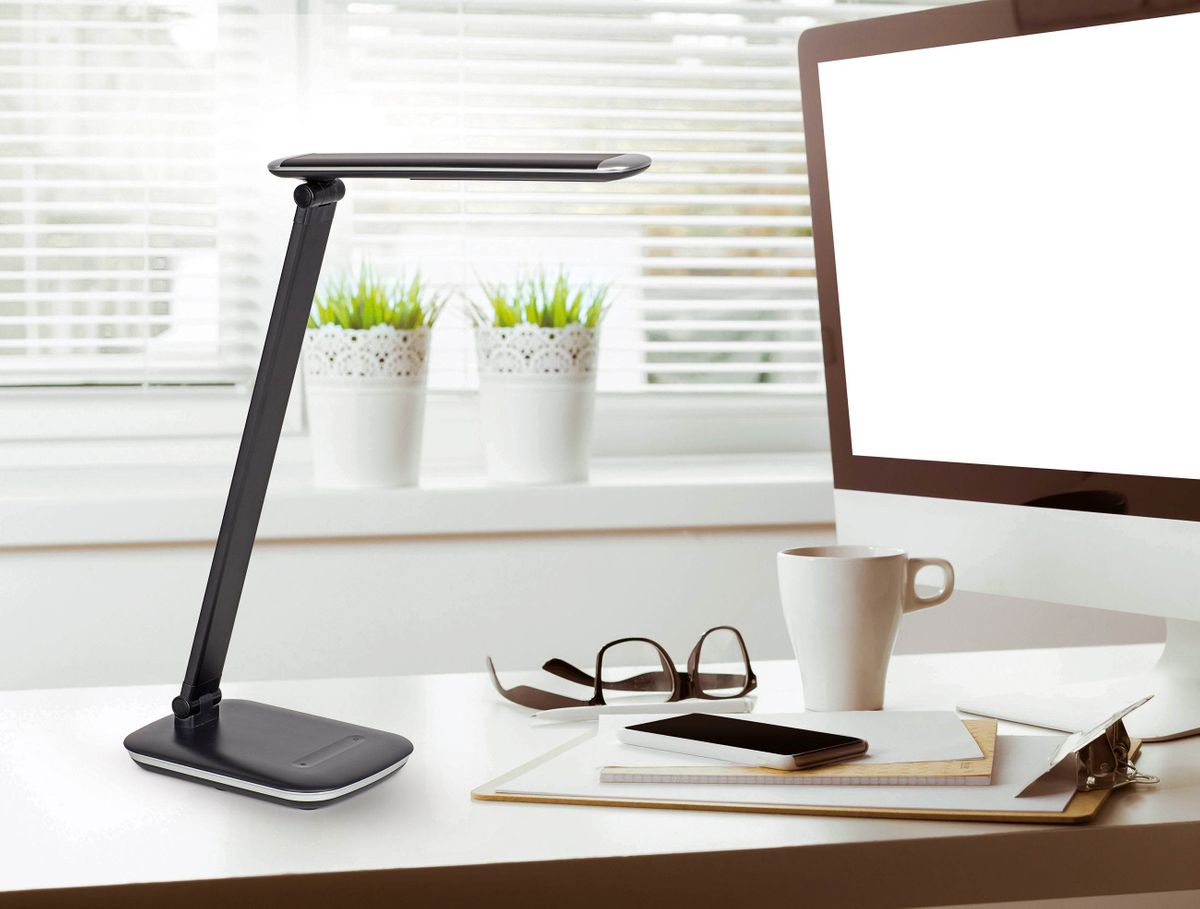 LED-Tischleuchte MAULjazzy dimmbar, 24 warmweiße LEDs, schwarz