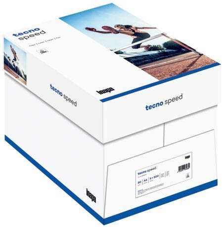 Kopierpapier tecno® speed - A4, 80 g/qm, weiß, 500 Blatt