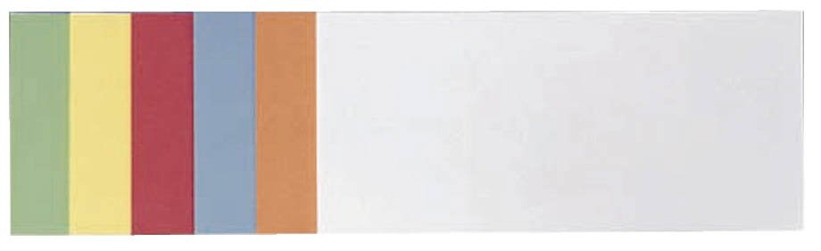 Moderationskarte - Rechteck, 205 x 95 mm, sortiert, 250 Stück