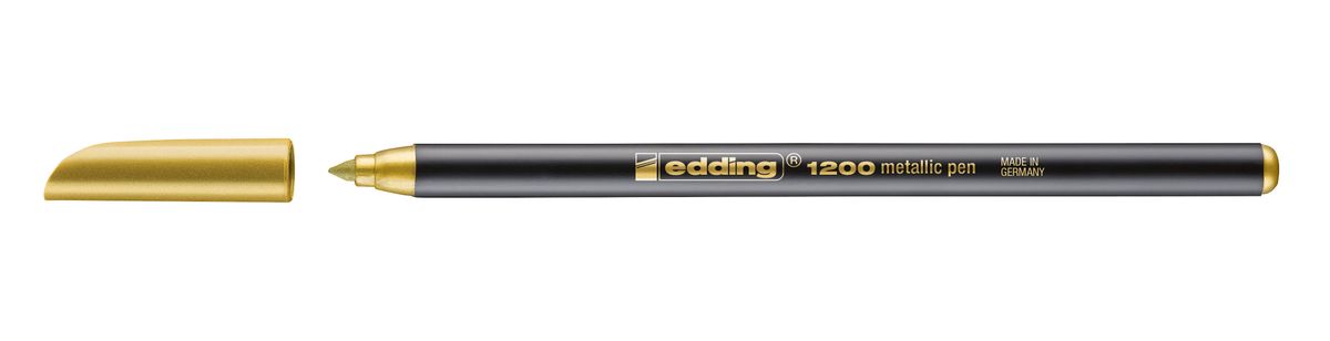 1200 Fasermaler metallic colourpen - 1 - 3 mm, gold
