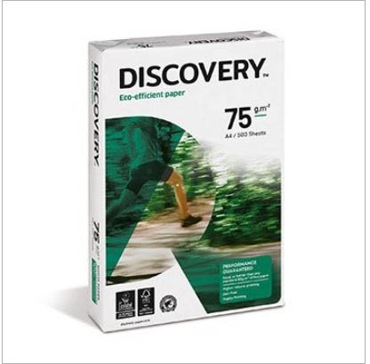 Kopierpapier Discovery - A4, holzfrei, 75g/qm, weiß, 2-fach gelocht, 500 Blatt