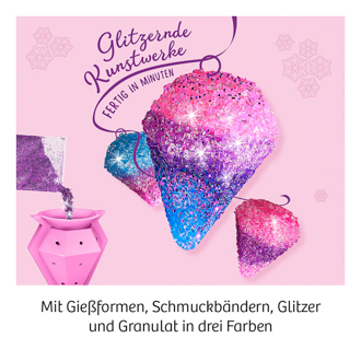 Experimentierkasten -  Glitzer-Diamanten