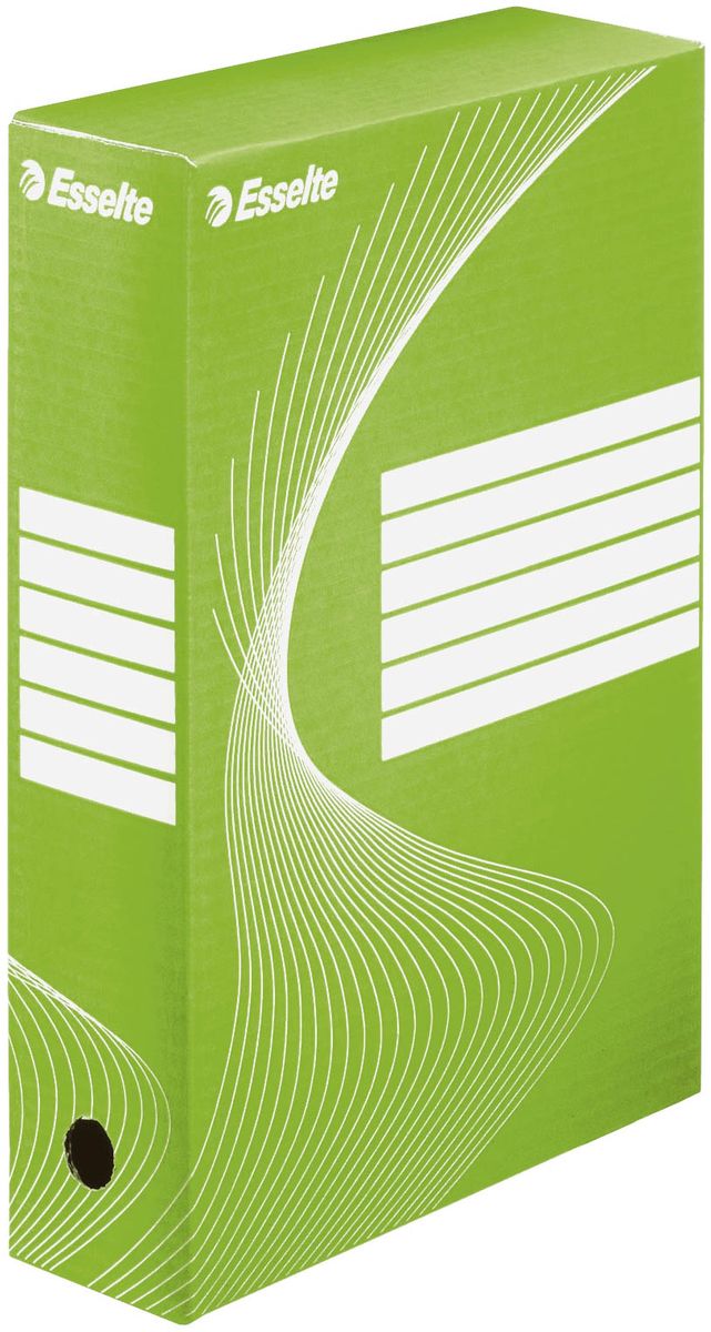 Archiv-Schachtel - DIN A4, Rückenbreite 8 cm, grün