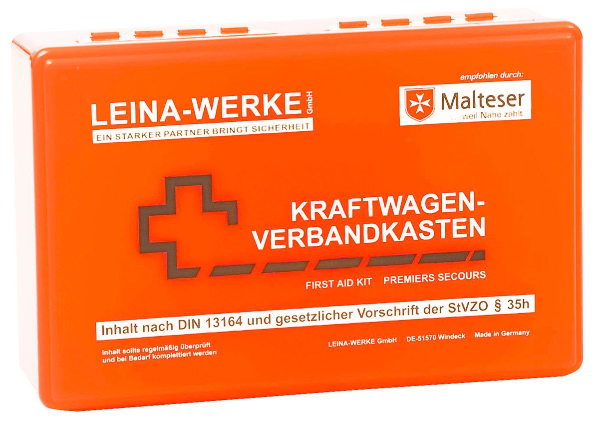 Kfz-Verbandkasten Standard - rot