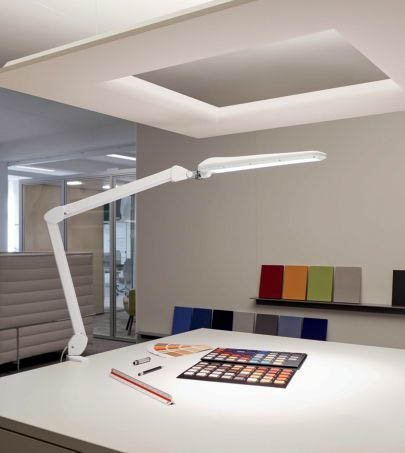 LED-Tischleuchte MAULcarft - weiß, Klemmfuß