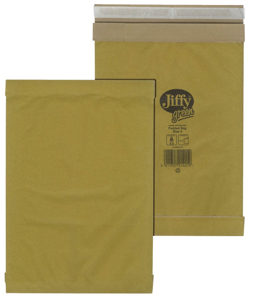 10x Papierpolstertasche Größe 4 - 240 x 343mm, braun