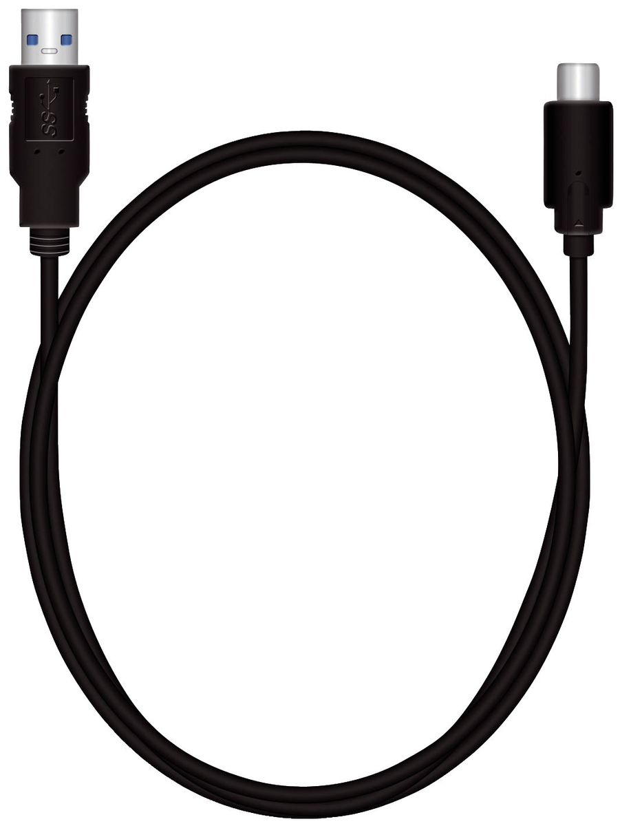 Ladekabel USB 3.1 Typ C schwarz