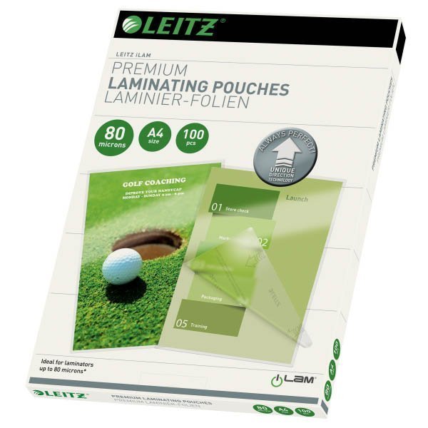 7478 Laminierfolie UDT - A4, glänzend, 80 mym, 100 Stück