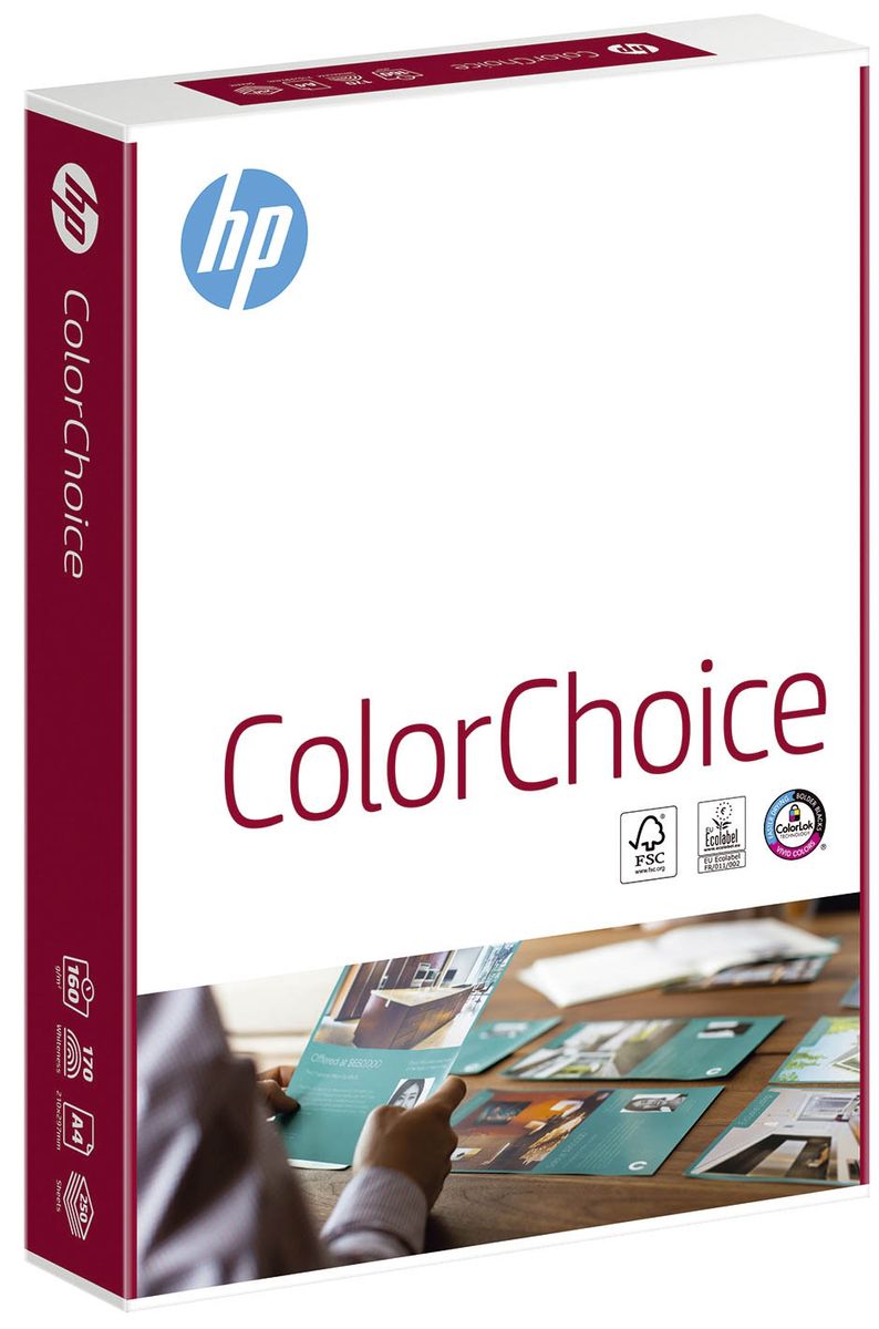 Colour Laser Papier - A4, 160 g/qm, weiß, 250 Blatt